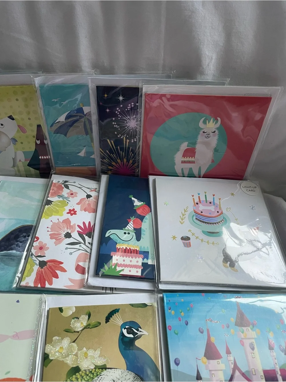 20 New Assorted Illustrated Pop Up Birthday Cards